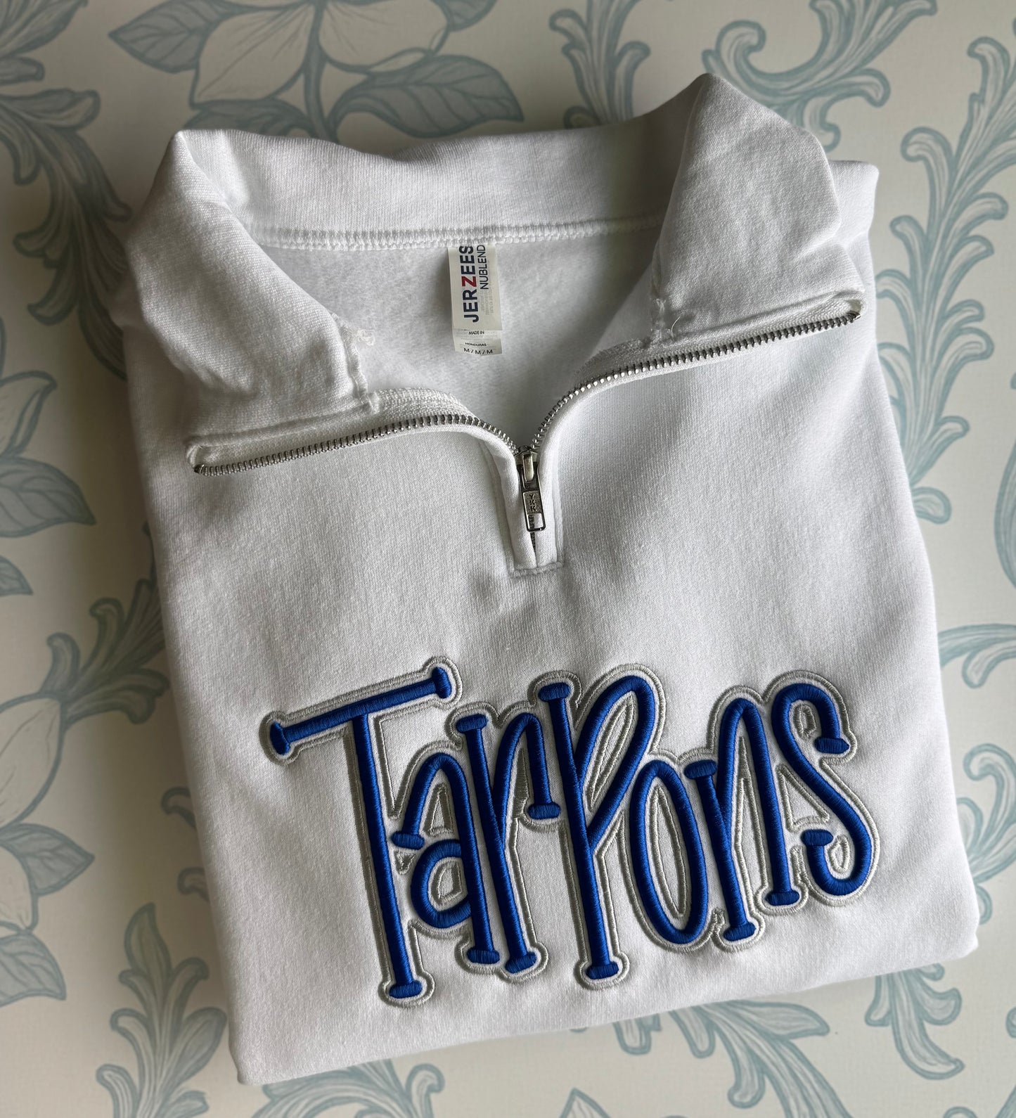 Outlined 3D Puff School Sweatshirt