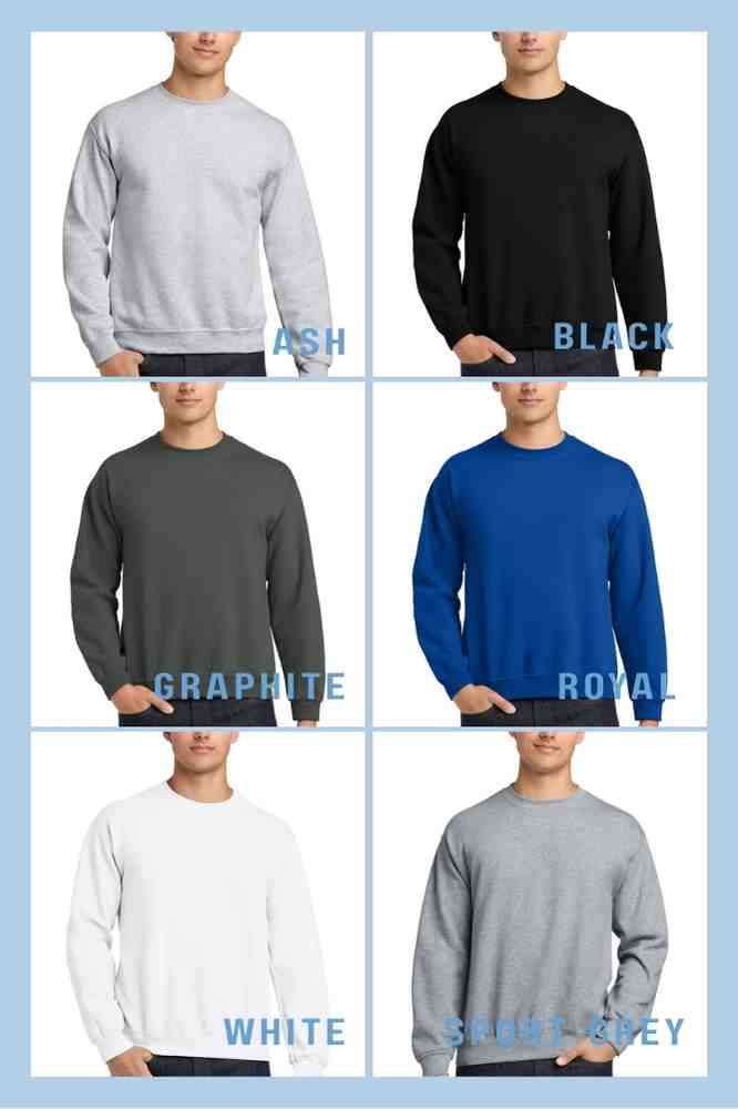 Crewneck Sweatshirt - Full Front - Adult