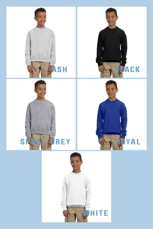Crewneck Sweatshirt - Full Front - Youth