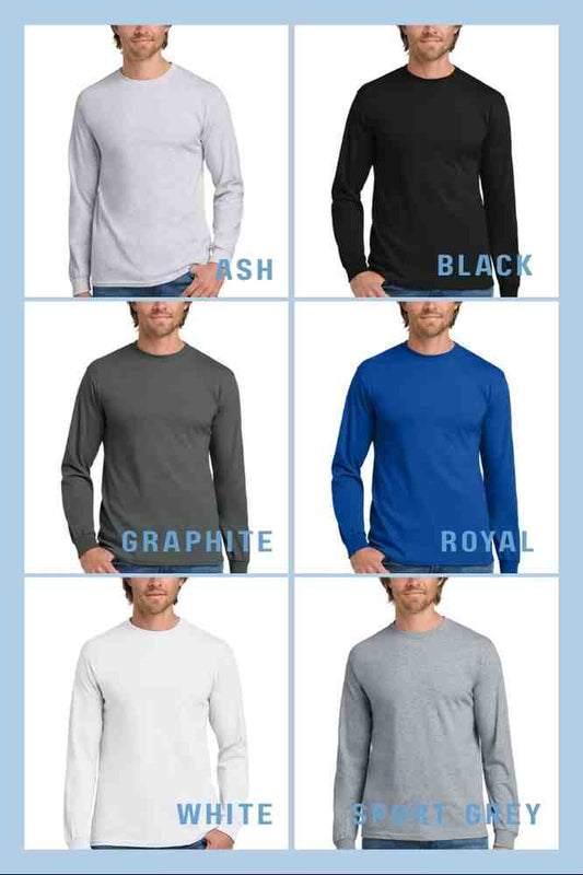LS T-Shirt - Cotton - Full Front - Adult