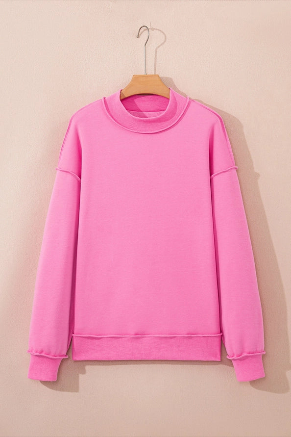 Lace Stitch Embroidered Sweatshirt