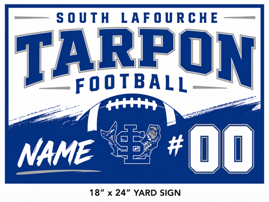 SL Big Blue Yard Sign