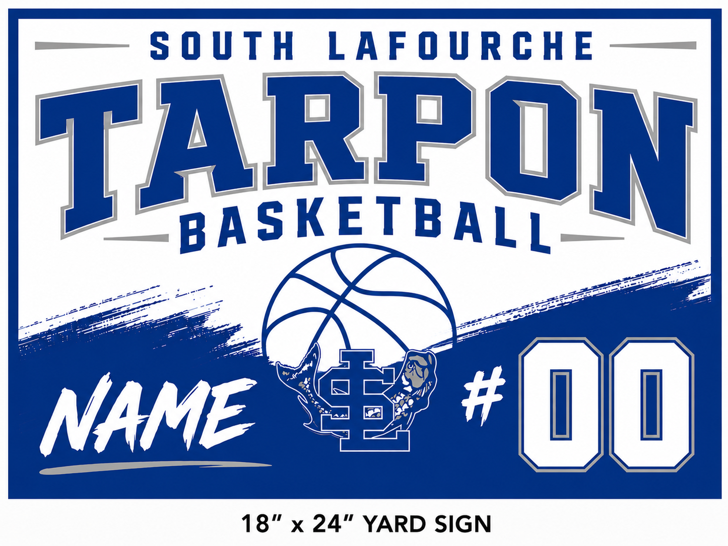 SL Big Blue Yard Sign